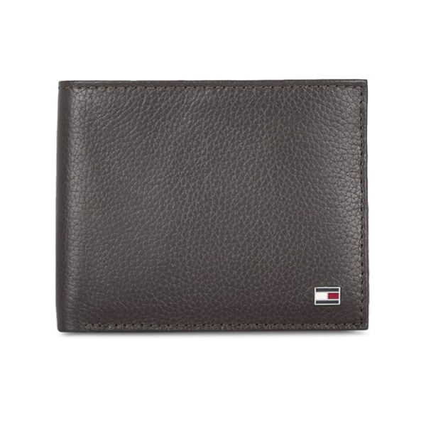 Tommy Hilfiger Felix Men's Leather Wallet - Brown (4 Card Slot)