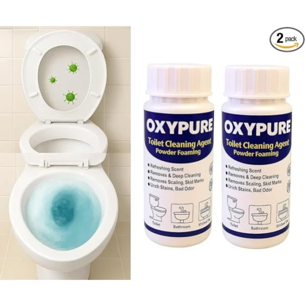 Oxypure toilet cleaning agent oxypure toilet cleaner